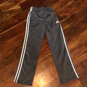 Gray kids adidas athletic pants